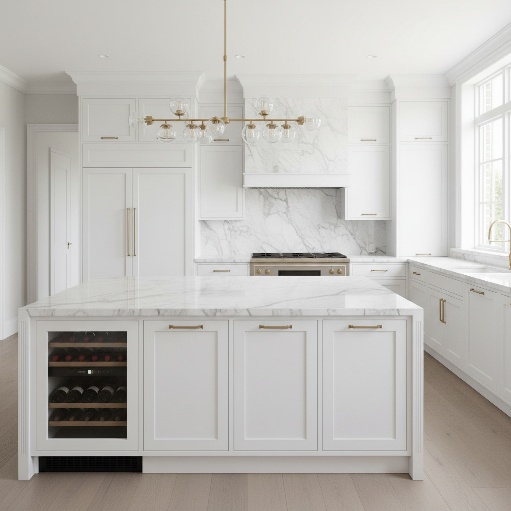 Luxury kitchen with premium Viking-style appliances
